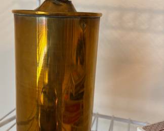 Antique Brass Benzine Can