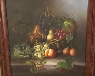 Framed Still Life Fruit Print