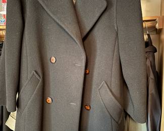 Bromley Women's Black Long Wool Overcoat