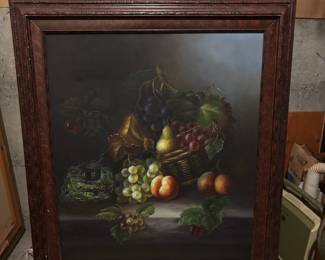 Framed Still Life Fruit Print