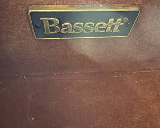 Bassett Furniture Buffet with Glass Doors