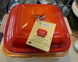 Le Creuset 3 Quart Lidded Square Casserole Dish 