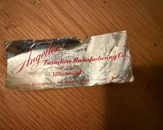 Angelus Furniture Mid Century Triple Lowboy Dresser