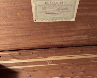 E.R.C. Forest Park Line Cedar Chest