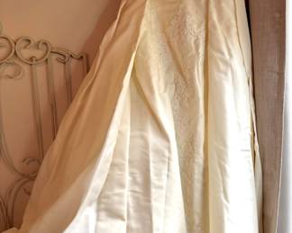 Circa 1960s Constantino Original Ivory Wedding Gown 