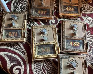 Brass Post Office Box Doors