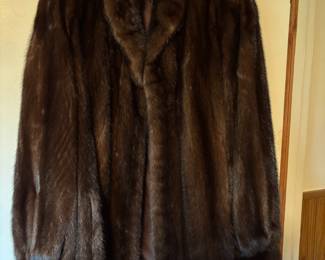 Brown Mink Fur Coat