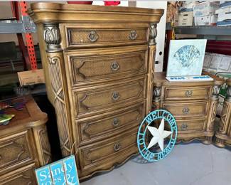 Tommy Bahama tall chest, night stands and more