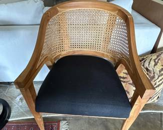 Merrick Lane Bronson cane rattan accent chair