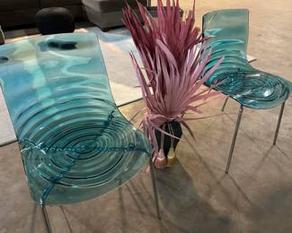 Italian Acrylic chairs