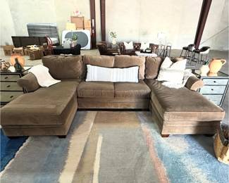 double chaise sectional