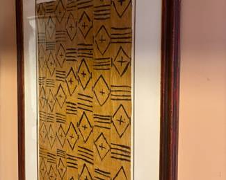 Framed African Style Textile