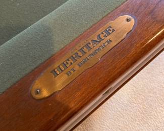 Brunswick Heritage Pool Table