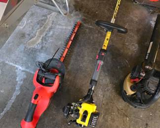 Black & Decker Electric Hedge Trimmer, John Deere Weed Wacker