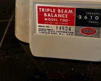 Ohaus Triple Beam Balance - Model 700
