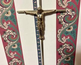 Brass Wall Crucifix