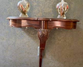 Louis XV Style Wall Mounted Console Table