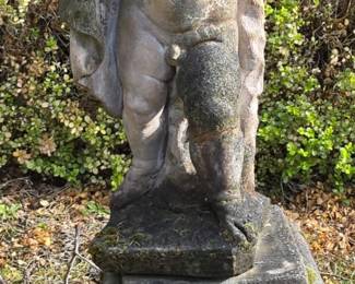 Concrete Cherub Statue