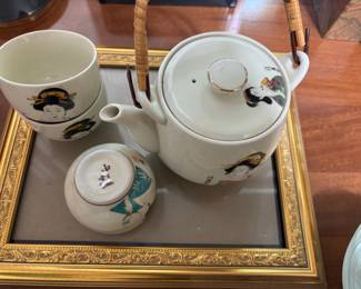 Japanese Geisha Tea Set