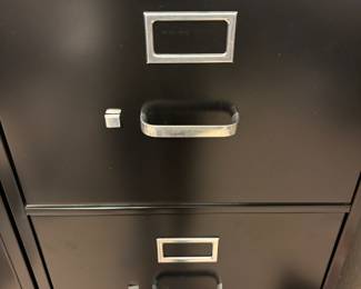 Pair of Office Image 4-Drawer Filing Cabinets