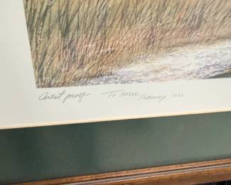 Barry Norwitz, 1992, 'Go For The Green' Artist Proof - $90