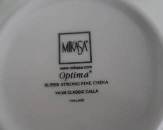 the back of the plates