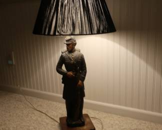 soldier base lamp