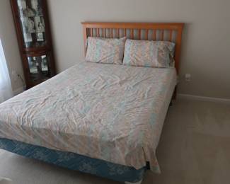Queen mattress set with frame.