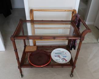 tea cart, quilt stand