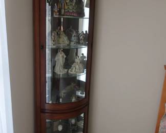corner curio cabinet