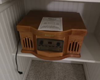Philco turntable and CD