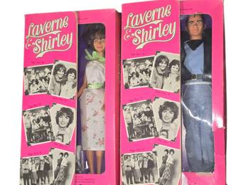Mego Corp Laverne and Shirley Dolls