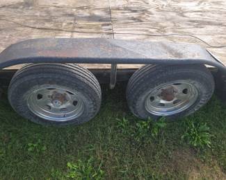 Large Homemade trailer with title