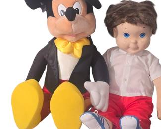 My Little Buddy and Vintage Mickey toys