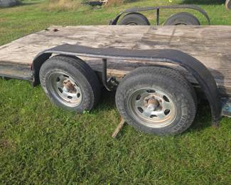Large Homemade trailer with title