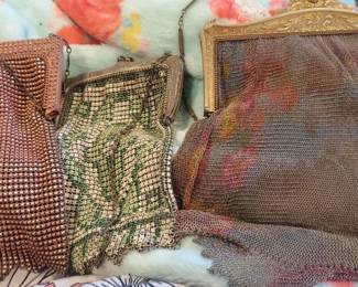 Whiting and Davis company mess purses