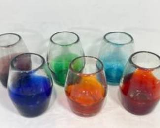 Stemless Blown Glass