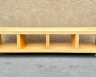 Scandinavian Bench/Bookcase