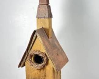 Hand crafted Wooden Birdhouse.