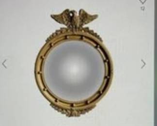Vintage Convex Eagle Federal Mirror