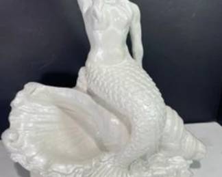 cast concrete mermaid 