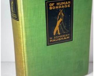 Of HUMAN BONDAGE 1915 First Edition