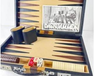 Briefcase Style Backgammon Set