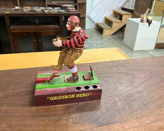 Gridiron Hero Mechanical Tin Football Kicker Toy
