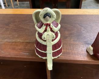 Cast Iron Caroler Stocking Holder