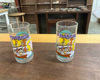 1991 Hardee's Flintstones the First 30 Years Glasses