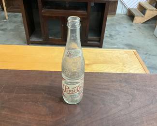 Sparkling Pepsi-Cola Glass Bottle