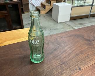 Green Glass Coke Bottle