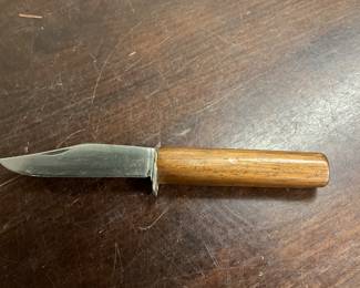 Wood Handle Fixed Blade Knife