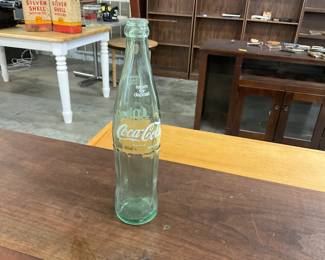 Green Glass Coca Cola Bottle